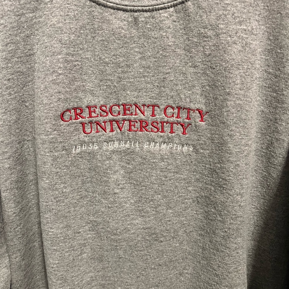 Crescent City University Embroidered Crewneck - Picture 2 of 4